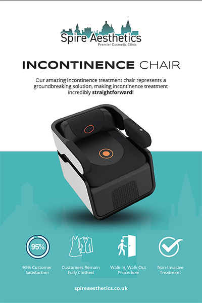 An image of Pelvic Floor Chair Therapy Sandy and the benefits.