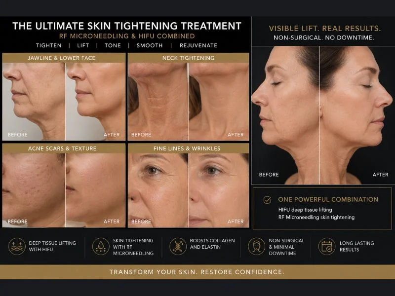 Results of combined treatment for the ultimate skin tightening treatment Sandy